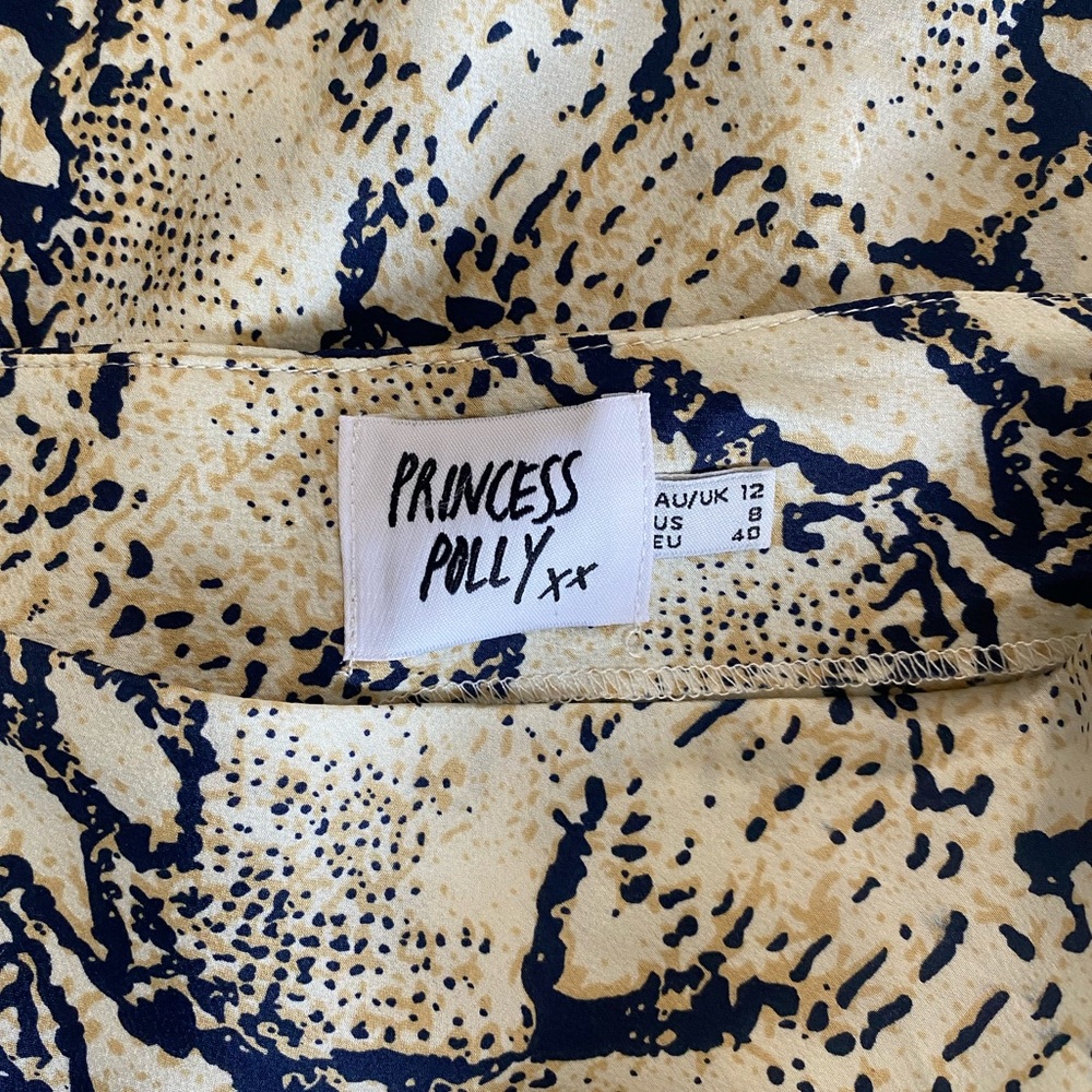 Stylish Snake Print Midi Skirt - Picture 4 of 6